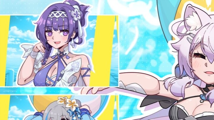 [ Honkai Impact 3/meme animation] Captain, which swimsuit is your favorite?