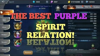 THE BEST PURPLE SPIRIT RELATION