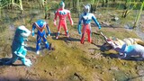 Ultraman zero melawan Dinosaurus