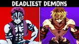 The 10 Most DEADLY Demons in Demon Slayer
