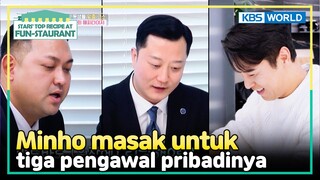 [IND/ENG] Tim pengawal yang selalu ada di sisi Minho... | Fun-Staurant | KBS WORLD TV 240603