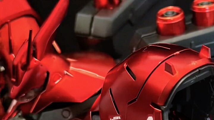 RG mạ điện Sazabi, bắt đầu!