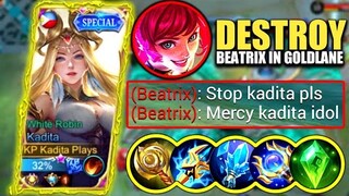 THE REVENGE OF KADITA TO BEATRIX!! 😈 | KADITA BEST BUILD 2022 | TOP GLOBAL KADITA GAMEPLAY