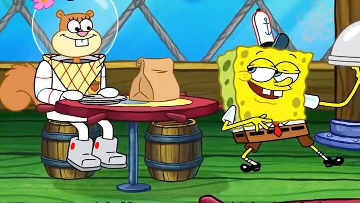 Sandy ordered a Krabby Patty combo, but she didn't want the Krabby Patty, she only wanted Coke.
