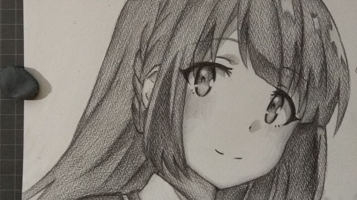 [Hand-painted] Draw Shoko Makinohara in 200 minutes! I hope the person I like the most can be happy.