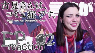 Komi Can't Communicate Ep. 02 Reaction