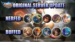 ORIGINAL SERVER UPDATE - PATCH NOTES 1.4.28