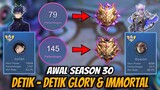 Detik - Detik Glory & Immortal Season 30 !! Gameplay Top Global Julian & Gusion Meta Ciki !!