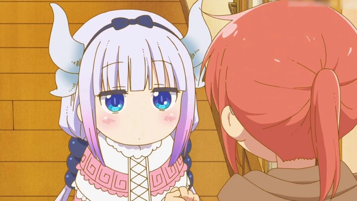 The tough guy cries: Kanna learns to cook: I will protect the little fat dragon that no one loves!