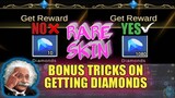 Get a Bonus RareSkin Loading Diamonds | Mobile Legends