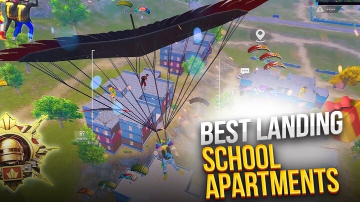 CRAZY Enemies in School Apartments😱 #pubgmobile