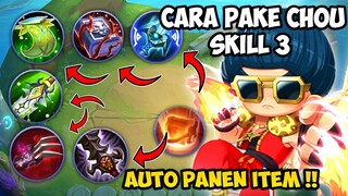 CHOU SKILL 3 FT. CLAUDE B3 ASTRO POWER !! AUTO PANEN ITEM DI UPDATE TERBARU MAGIC CHESS 2023 !!