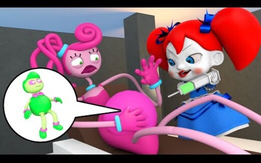 Monster Academy Episode 1531丨Long-legged mummy has a baby Pregnant Challenge 2丨Poppy playtime 2 Minecraft animation