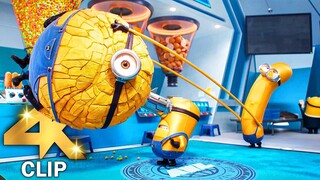 Mega Minions Testing Super Powers Scene | DESPICABLE ME 4 (2024) Movie CLIP 4K