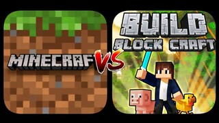 Minecraft PE VS Build Block Craft - Mincraft 3D