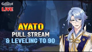 Gacha Ayato ganz! langsung build ke level 90! | Genshin Impact Live Indonesia