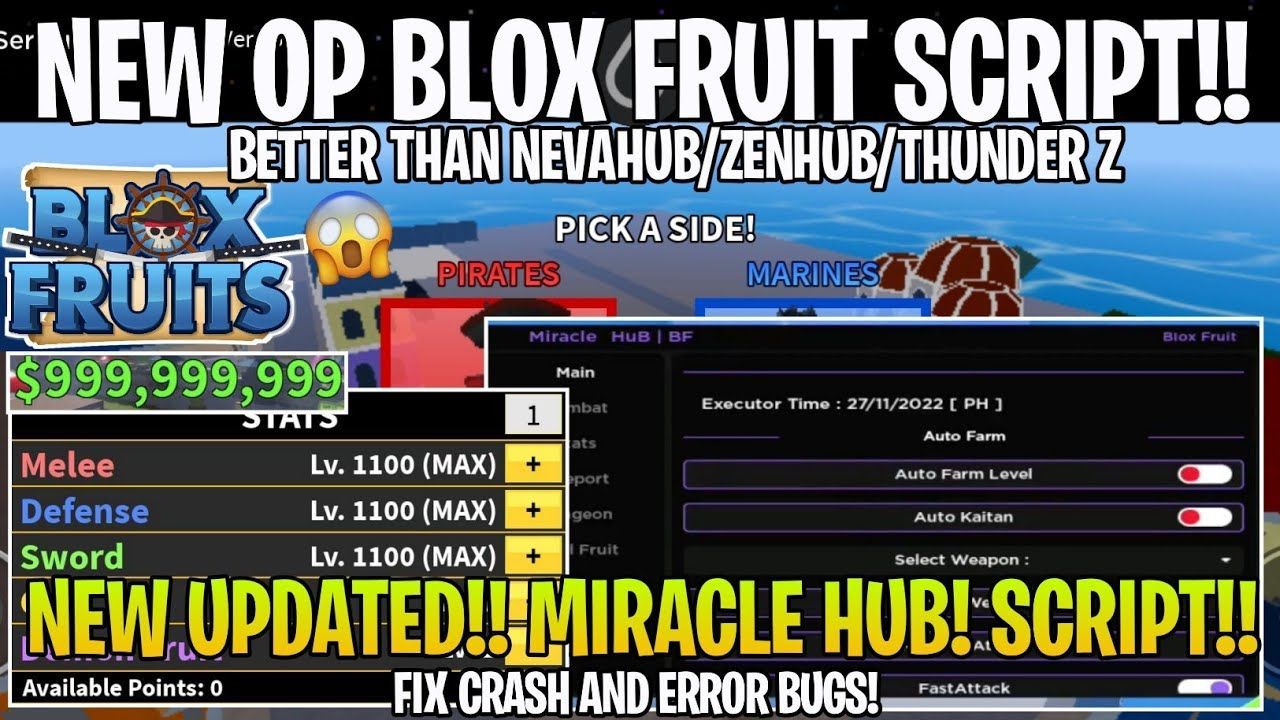 Blox Fruits New Script 2023, Blox Fruits x Executor FREE