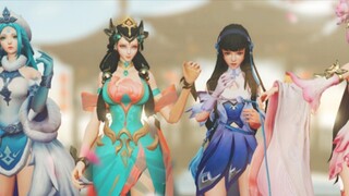 【Glory of the King mmd】Closed Moon Diaochan, Shenyu, Xishi, Luoyan, Wang Zhaojun, Shame Flower, Yang