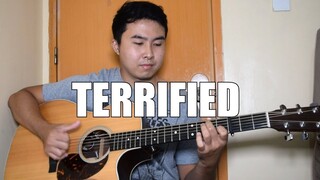 Terrified (WITH TAB) Katharine McPhee | Fingerstyle Guitar Cover | Lyrics