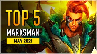 Top 5 Best Marksman Heroes in May 2021 | Claude is still META! Mobile Legends