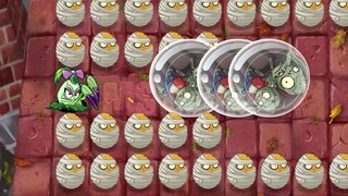 PvZ 2 Challenge - Max Level 200 Plants vs. 3 Hamster Ball Giant Zombies 180000 HP