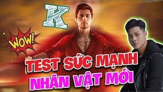 [Free Fire] Test Nhân Vật Mới K Kỹ Năng Cực Bá Đạo - Có Mạnh Hơn ALOK Không ?