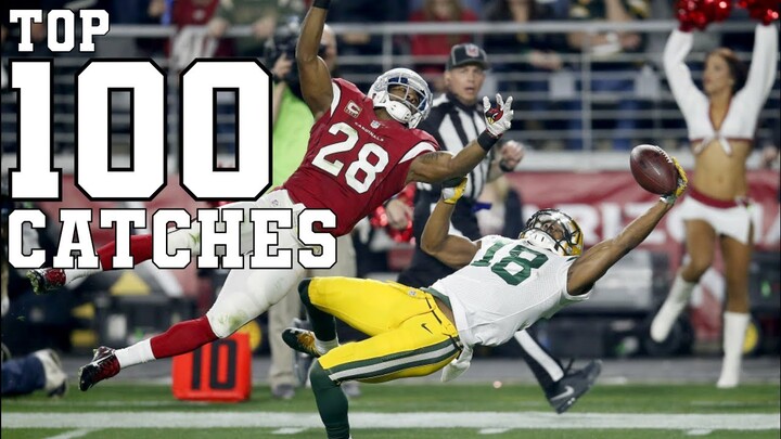 Top 100 Greatest Catches Of All Time | Football & Baseball Unbelievable Grabs