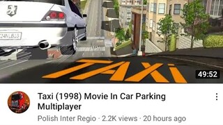 Car Parking Multiplayer Movie Taxi