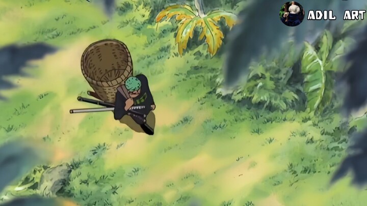 Zoro ketika disuruh panen nanas 🗿