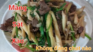 Măng sặt xào, món ngon vùng Tây Bắc #cocafamilyvlog #dacsannuirungtaybac #măngsặt