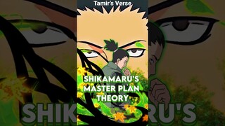 Shikamaru’s *MASTER* Plan *THEORY* #anime #naruto #shikamaru