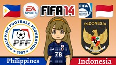 Kinako FIFA 14 | Philippines VS Indonesia (2026 FIFA World Cup Qualifiers)