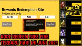 RAMPAGE ‼️ KODE REDEEM FREE FIRE TERBARU HARI INI 17 Juni 2021