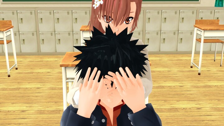 [The plot is directed towards MMD-Super Gun] Guess who I am [Pao Sister x Touma]