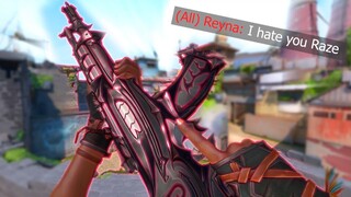 Tilting enemies with my Raze MOVEMENT