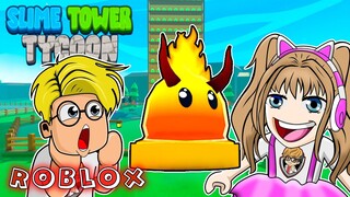 BANG CUPU BIKININ @Mamacil  TOWER SLIME TERTINGGI DI ROBLOX!! KITA CIPTAKAN SLIME LANGKA