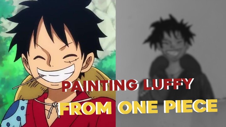 painting Luffy//one piece