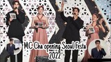 MC Cha Eunwoo and Kim Sejeong at Seoul Festa 2022 #chaeunwoo #kimsejeong #astro #aroha
