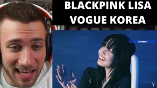 HER HAIR! 😲🥰 BlackPink Lisa - Vogue Korea Interview - Reaction