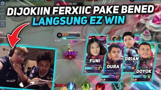 NGEFEED PAKE BENEDETA DEPAN OURA FUNI DRIAN SANTAY MINTA JOKI BOCIL FERXIC AJ - MOBILE LEGENDS