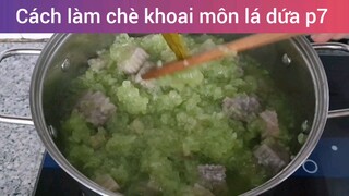 Làm chè khoai môn lá dứa p7