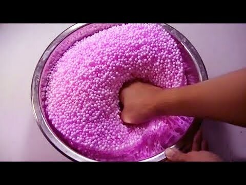 How To Make Super Crunchy Dried Floam Slime - Satisfying Slime, ASMR Slime
