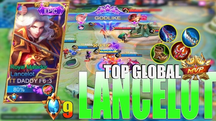 Lancelot Best Build 2021 | Top 9 Global Lancelot Gameplay by  DADDY | Mobile Legends
