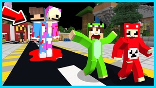 MIPAN & ZUZUZU TUBUH NYA MENJADI SATU DAN MENJADI HANTU DI MINECRAFT SURVIVAL! SEREM BANGET