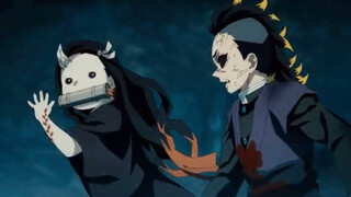 Tanjiro: "Be careful, don't hit my sister" Nezuko: "Yes, it's me!"