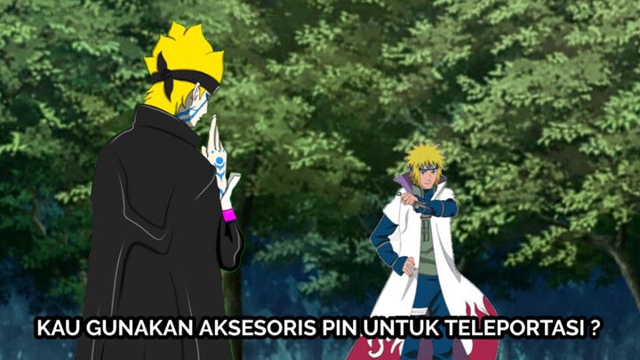 DIBALIK PIN AKSESORIS BERHUBUNGAN DENGAN HIRAISHIN BORUTO | pembahasan Manga Boruto Blue Vortex 16