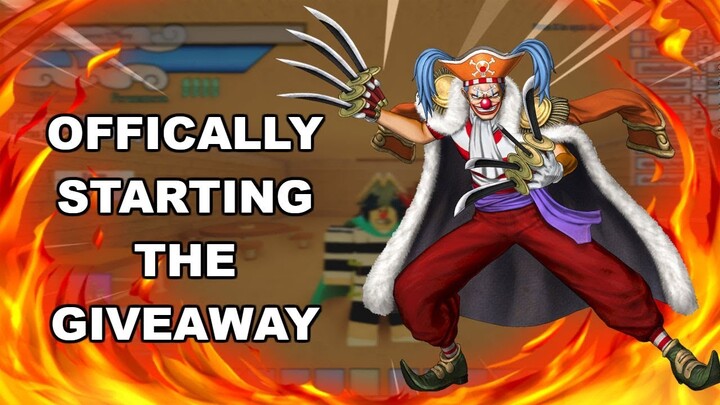 OFFICALLY STARTING THE HUGE GIVEAWAY !!! | ONE PIECE FINAL CHAPTER 2 | Roblox One Piece Game
