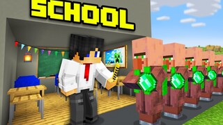 Minecraft but I Open a School!