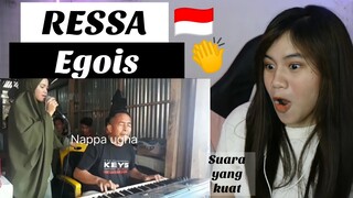 Egois cover Ressa di populerkan oleh LESTI I FILIPINA REAKSI