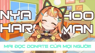 Mai đọc donate của các hooman vừa xem stream nè UwU